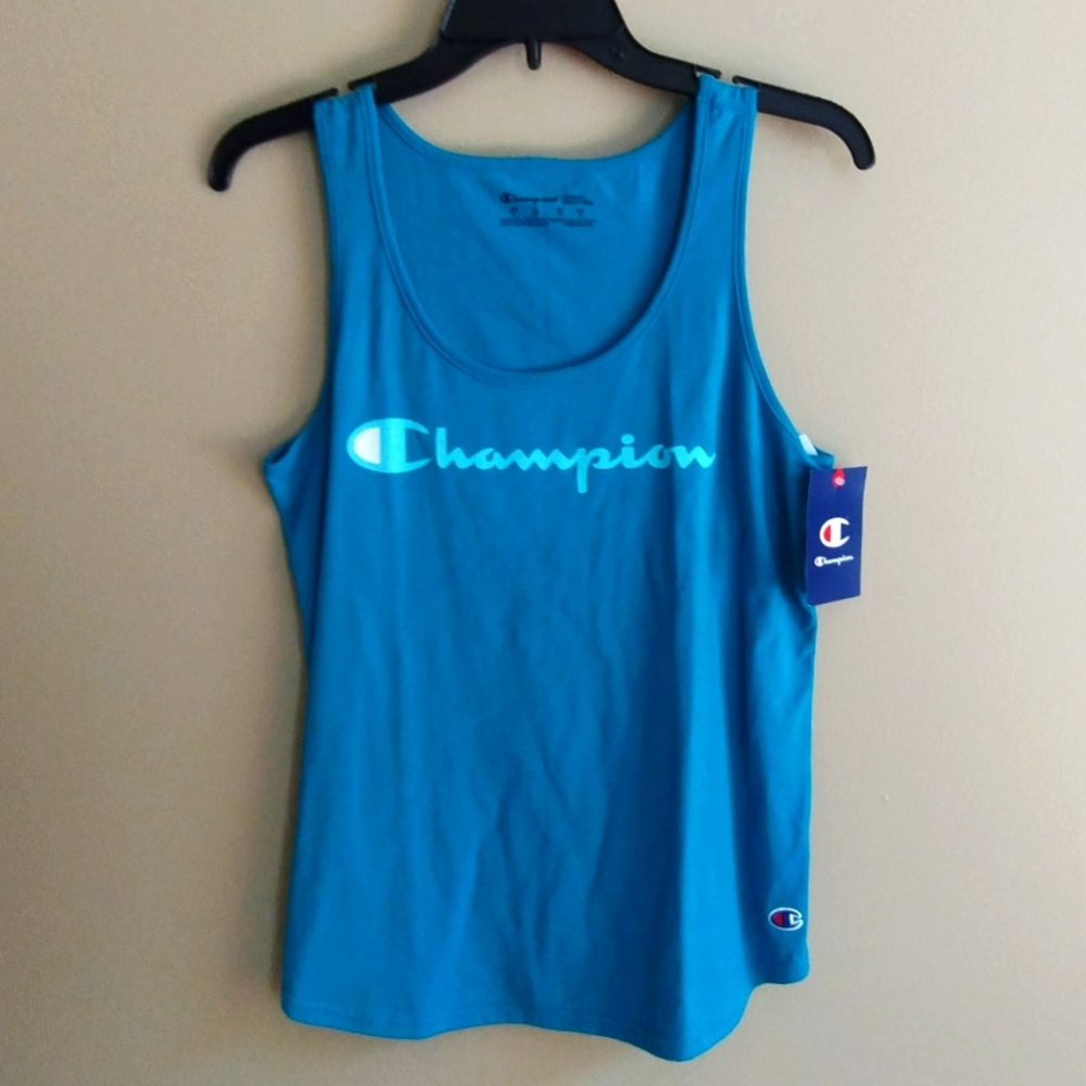 Women's Champion Classic Tank, Script Logo, Small - NWT